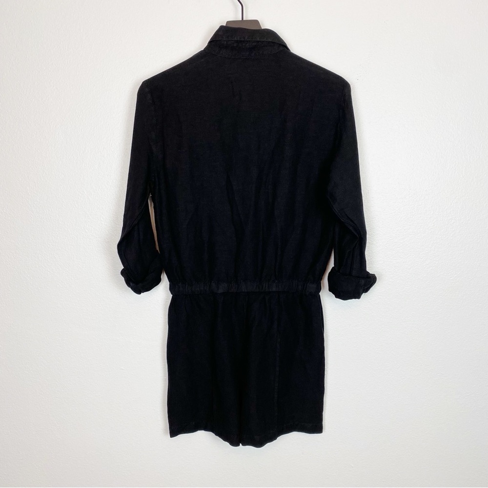 New! Young, Fabulous and Broke YFB Lakeside Romper Long Sleeve Black - Picture 2 of 6